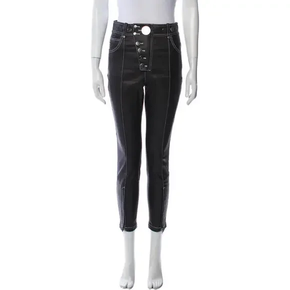 Alexander Wang High Waist Coated Leggings/Pants, Size 4, Retail $650.00 - Picture 5 of 7